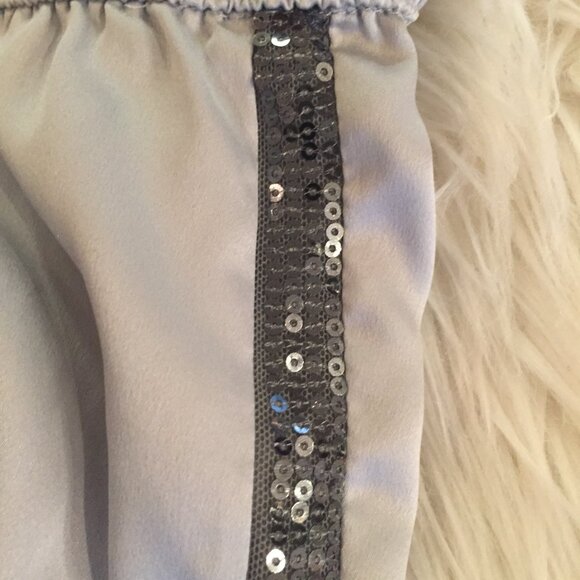 Afterhours satin sequin silver pajama pants - Picture 13 of 13